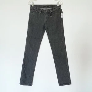 Marc Jacobs Charcoal Grey Chrissie Low Rise Skinny Jeans Denim NWT - Picture 1 of 16