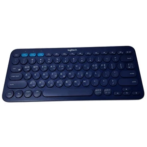 Logitech K380 - Multi-Device Bluetooth Keyboard - Dark Blue - Mac, Windows, iOS, - Picture 1 of 4