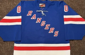 Authentic Pro Player New York Rangers Hartford Wolf Pack Sonar Mascot Jersey - Picture 1 of 9