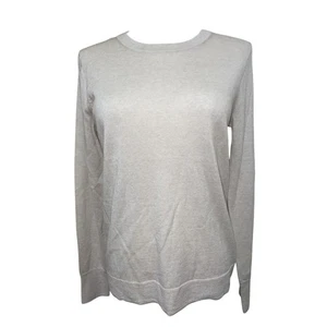 Banana Republic 100% Merino Wool Crewneck Sweater Ivory Cream Women's X-small - Picture 1 of 5