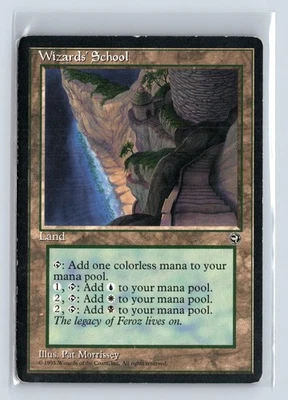 (2x) WIZARDS' SCHOOL – MTG Magic the Gathering Card – Homelands – Uncommon - Image 1 of 4