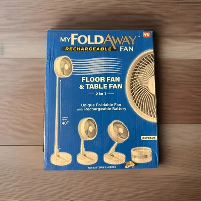 Ventilador My Plegable Ventilador Recargable Ventilador de Piso y Mesa (ver imagen) Nuevo  Foto 1 de 4