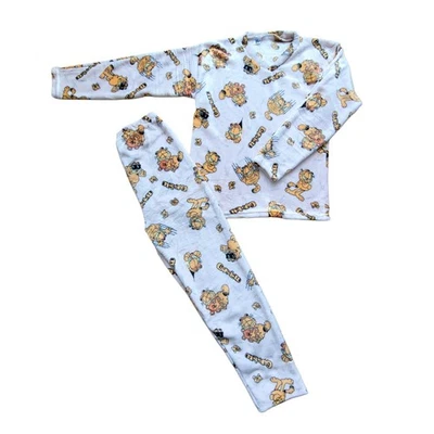 Pijama térmico 2 peças com design Garfield, tamanho XL - Imagem 1 de 3