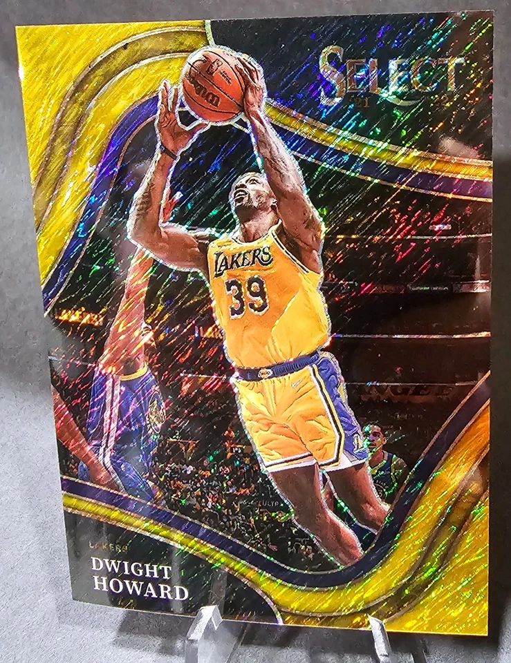2021-2022 Panini Select Dwight Howard #252 Courtside Gold Shimmer 1/10 Book End - Image 1 of 4