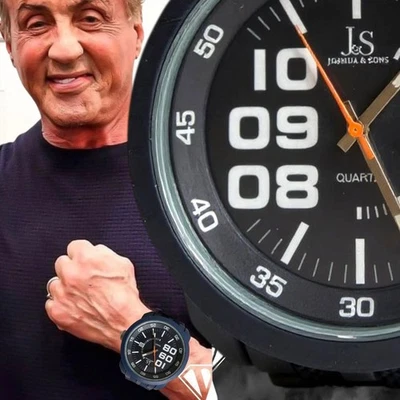 🔥RELOJ JOSHUA & SONS 46MM HOMBRE CUARZO DEPORTIVO ESFERA AZUL, NUEVO 🔋 Foto 1 de 4