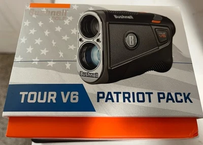 NUEVO EN CAJA Telémetro Bushnell Tour V6 Patriot Pack - Negro/Gris/Naranja Foto 1 de 2