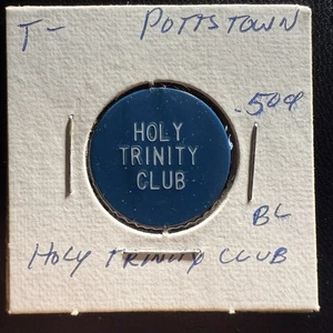 Club della Santissima Trinità. Pottstown, PA. Gettone tondo 50c HS295 - Foto 1 di 4