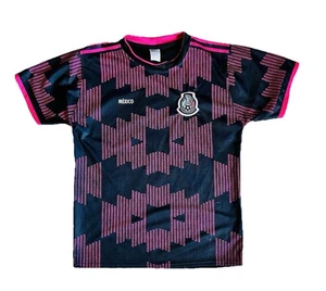 Mexiko Nationalmannschaft Trikot 2020/21 Home schwarz/rosa Fußball Shirt Jugend XL - Bild 1 von 5