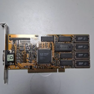 Vintage Very Rare S3 VIRGE/DX 4mb PCI Retro Pc - Zdjęcie 1 z 9