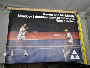 Vintage Hewitt und McMillan Nummer 1 Doppel Team der Welt Fischer Poster - Bild 1 von 7