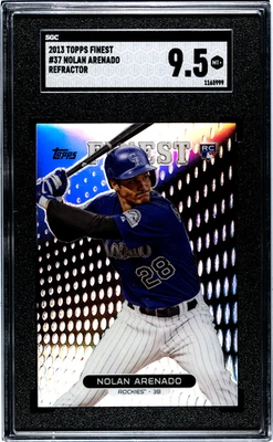 2013 Topps Finest Nolan Arenado #37 Refractor SGC 9.5 - Image 1 of 2