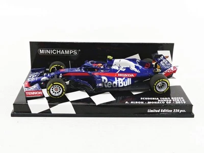 ☆ Minichamps 1/43 Scuderia Toro Rosso Honda STR14 2019 F1 Monaco GP #23 A. Albon - Image 1 of 4