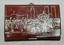 Queen's Silver Jubilee Brown Leather Purse
