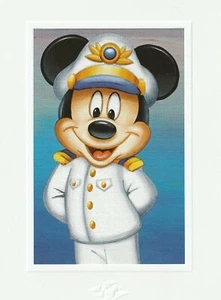 Disney Cruise line Captain Mickey Postcard - Picture 1 of 2