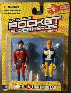 MON-EL & LIGHTNING LAD DC COMICS POCKET SUPER HEROES SEALED - Picture 1 of 2