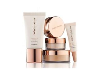 Nude by Nature Complexion sample set Light Medium