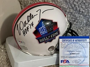WALTER JONES Signed FOOTBALL HALL OF FAME MINI HELMET PSA DNA Seattle Seahawks - Picture 1 of 6