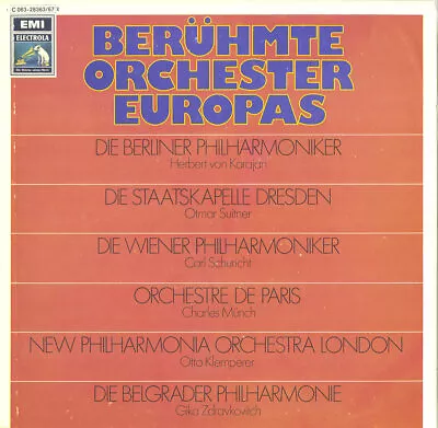 4LP Box BRUCKNER Symphony 9 SCHURICHT etc MOZART Sym K.504 SUITNER KLEMPERER - Image 1 of 3