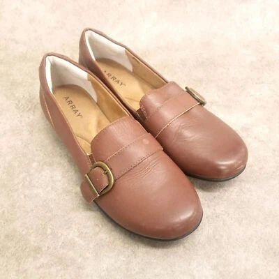 Mocasines sin cordones de cuero marrón talla 6 Array para mujer 1185883 Foto 1 de 4
