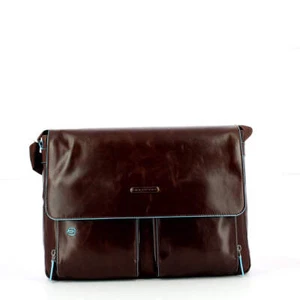 NEW Piquadro - Messenger with laptop/iPad sleeve Blue Square 14.0 - CA3337B2 - M - Picture 1 of 4