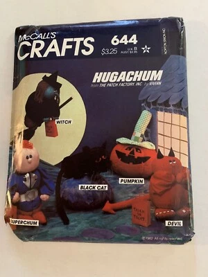 Halloween Sewing Pattern Hugachum McCalls 644 Witch Devil Vtg - Image 1 of 3