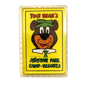 SEALED ~ VINTAGE YOGI BEAR BIG FACE Jelly Stone Park Hanna Barber Playing Cards - Picture 1 of 7