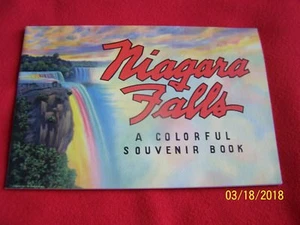 Vintage 1937 NIAGARA FALLS A Colorful Souvenir Book - A Trip thru time Booklet! - Picture 1 of 6