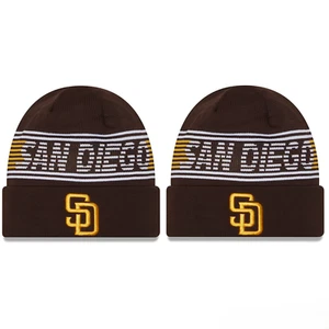 Lot of 2 New Era San Diego Padres Sport Knit Beanie - Picture 1 of 3