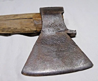 Ancien outil hache de collection Billnas bruk Finlande, déco loft chalet ferme.. - Photo 1/4