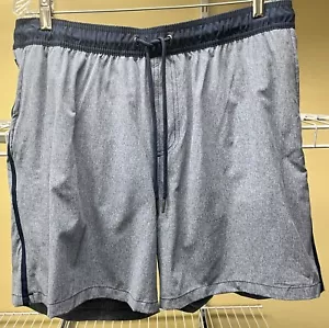 Goodfellow Co Marineblau Badehose mit Innenfutter 7" Schrittlänge Herren Größe Large Neu - Bild 1 von 13