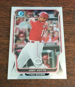 2014 Bowman Chrome Cincinnati Reds Baseball Card #126 Joey Votto - Picture 1 of 2