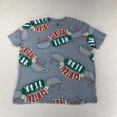 Camiseta Friends The Television Series Central Perk Talla 2XL Gris Manga Corta Foto 1 de 4