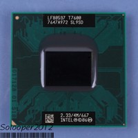 Intel Core 2 Duo T7600 2.33GHz SL9SD Socket 478 CPU + FREE Thermal Paste