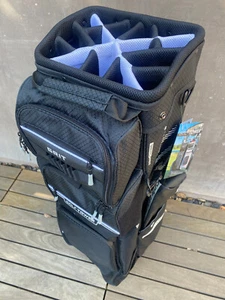 Grit Golf Tower Cart Bag -Blk/Wht - New - Open Box - Picture 1 of 8