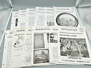 National Guild of Pearl K. McGown Teppich Hookrafters Newsletter 1992-96 - 12 Stück - Bild 1 von 8
