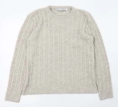 Pure & Natural Womens Brown Round Neck Acrylic Blend Jumper Size 12 - Image 1 of 4