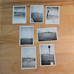 Fotos de colección de la Marina de los Estados Unidos Segunda Guerra Mundial USS Hanley / USS Howard W Gilmore - Imagen 1 de 9