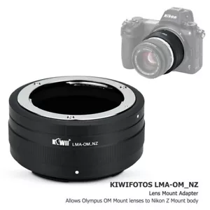 Lens Mount Adapter for Olympus OM Lens to Nikon Z Mount Camera Body Nikon Z7 Z6 - Picture 1 of 10