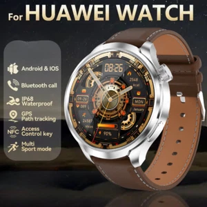 Outdoor Sports Smart Watch AMOLED Screen NFC GPS Compass Heart rate Waterproof - Zdjęcie 1 z 38