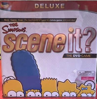 The Simpsons Deluxe Scene It DVD Game NEW SEALED BOX 2009 - Image 1 of 3