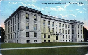 Ohio State University Library Columbus Ohio Postcard Posted - Picture 1 of 2
