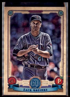 2019 Topps Gypsy Queen Zack Greinke Arizona Diamondbacks #62  - Image 1 of 2