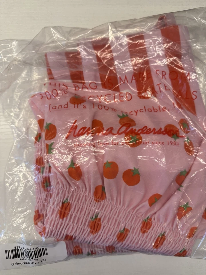 Two-Piece Smocked Mixie Swimsuit Hanna Andersson Size 10 / 140cm - Image 1 of 4