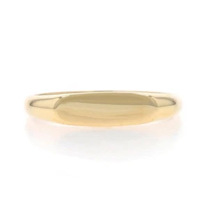 Yellow Gold East-West Signet Ring - 14k Engravable - Picture 1 of 9