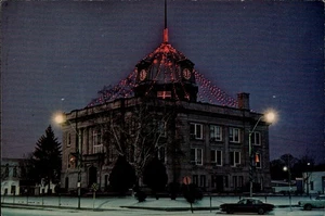 Christmas Lights, Visible To Those Entering Spencer,IN Owen County Indiana - Picture 1 of 2