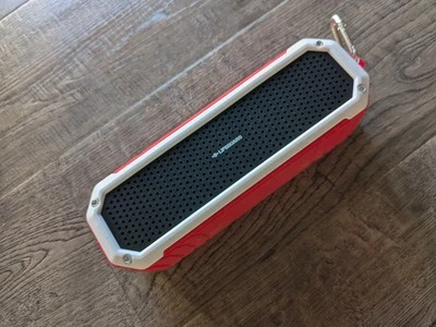 SAKAR Bluetooth Red Lifeguard Portable Speaker with Flashlight - Image 1 of 4