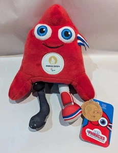 The Olympics Plush Mascot Paris 2024 Red Mascot - New - Picture 1 of 4