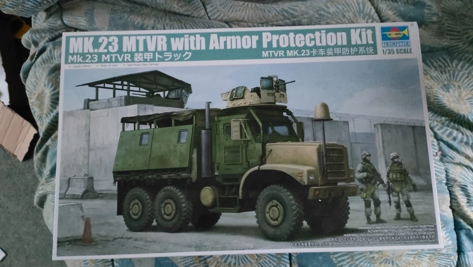 maquette camion 1/35 trumpeter MK23 mtvr with protection Armor  - Photo 1/1
