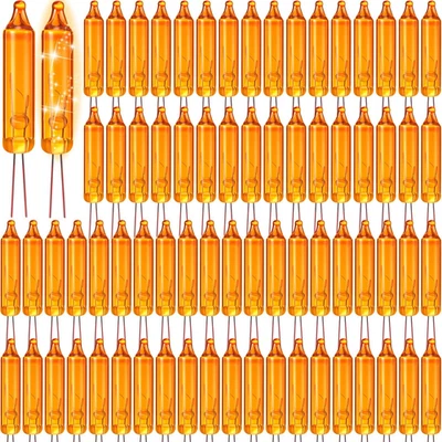 100 Pcs Christmas Mini Replacement Light Bulbs Christmas Lights Incandescent Wir - Image 1 of 4