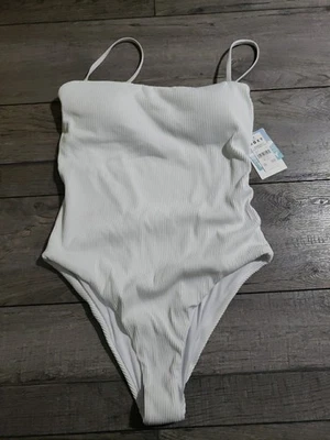 Traje de baño de una pieza para mujer Roxy - Traje de baño bandeau, control abdominal, talla L Foto 1 de 4